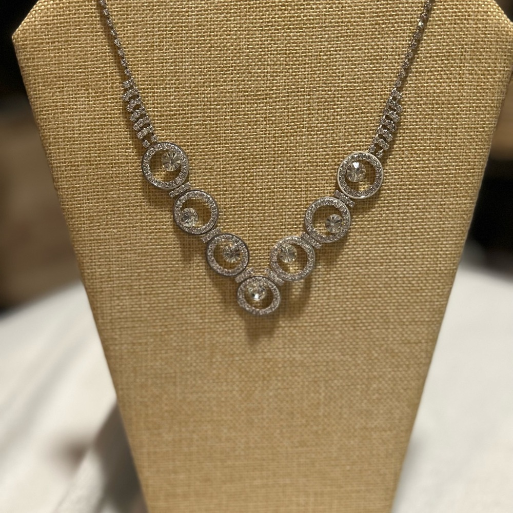 Costume Faux Diamond Necklace